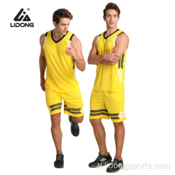Mga Wholesales Nangungunang Disenyo ng Logo ng Basketball Jersey Basketball Wear